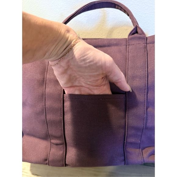 SOLD Popflex Wine Sloane Tote Fully Lined Go To Handbag Purse Crossbody Bag - Picture 5 of 16